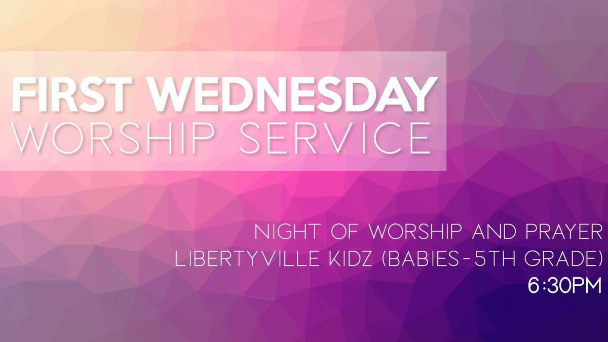 LC_dublin's tweet photo. Tomorrow is our First Wednesday worship service! Will you join us at 6:30? https://t.co/Ph98Ymk8uA