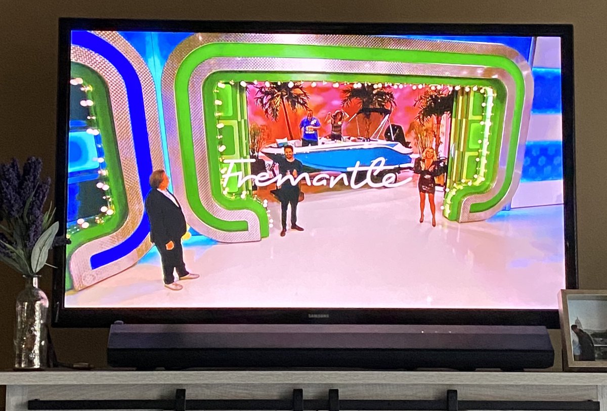 CandiceOnJoy's tweet photo. I’ve been a @PriceIsRight fan for, what feels like, my whole life. Drew is such an excellent host I’m sure Bob is so proud of him. And the fact that he ends every episode with “I love you” has me misty-eyed 🥺 https://t.co/BFmn4rQJSB