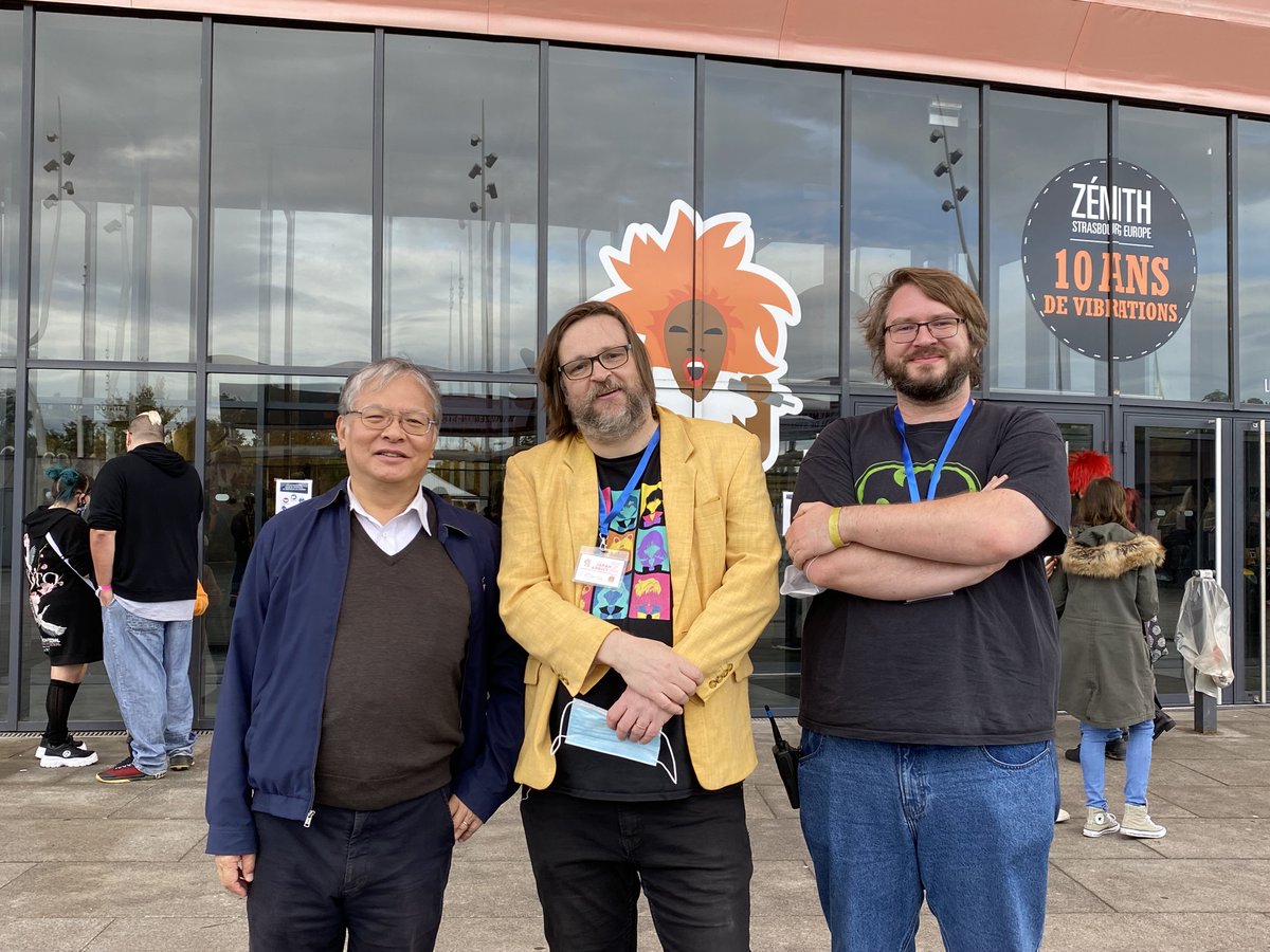 JaponStrasbourg's tweet photo. #JapanAddictZ💥 | L’incontournable rendez-vous strasbourgeois de la pop-culture japonaise était de retour ce week-end au @Zenith_Europe ! 🎌🙌
Le Consul Général AKAMATSU a visité la convention, où il a rencontré les membres de l’Association Kakemono, qui organise l'évènement. 📸 https://t.co/bsYh059mOy