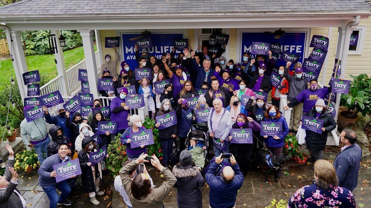 TerryMcAuliffe's tweet photo. Full steam ahead to the finish line. Let's bring it home. ๐๐ช๐ณ๏ธ https://t.co/YlItmhYRSQ