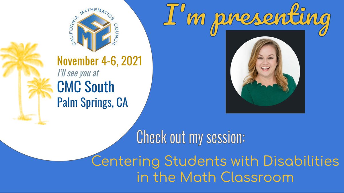 Saturday! 10:30! Hilton Horizon II! Let's think together about how we can push back against systems to elevate the voices of the experts, students themselves. @cmc_south @CAMathCouncil @UCLAMathProject #coconspirators #disruptors #access #mathofthestudents
