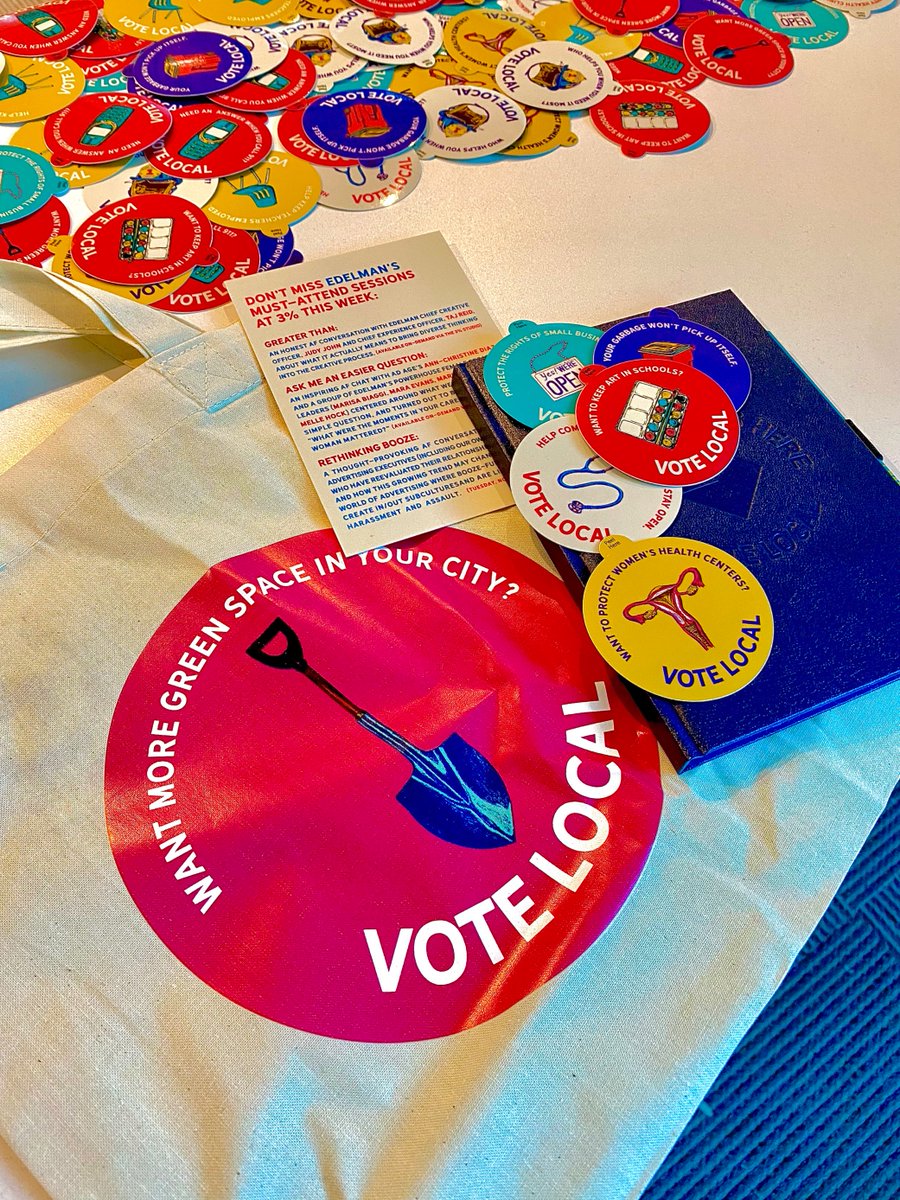 EdelmanUS_'s tweet photo. Hello from ATL! We're so excited to be at @3PercentConf this week. We're here to celebrate a Decade of Difference with panel discussions featuring our powerhouse female creatives, mentoring sessions and most importantly - SWAG. Swing by our booth to say hi! 👋 #3percentconf https://t.co/g9WKlveAKV