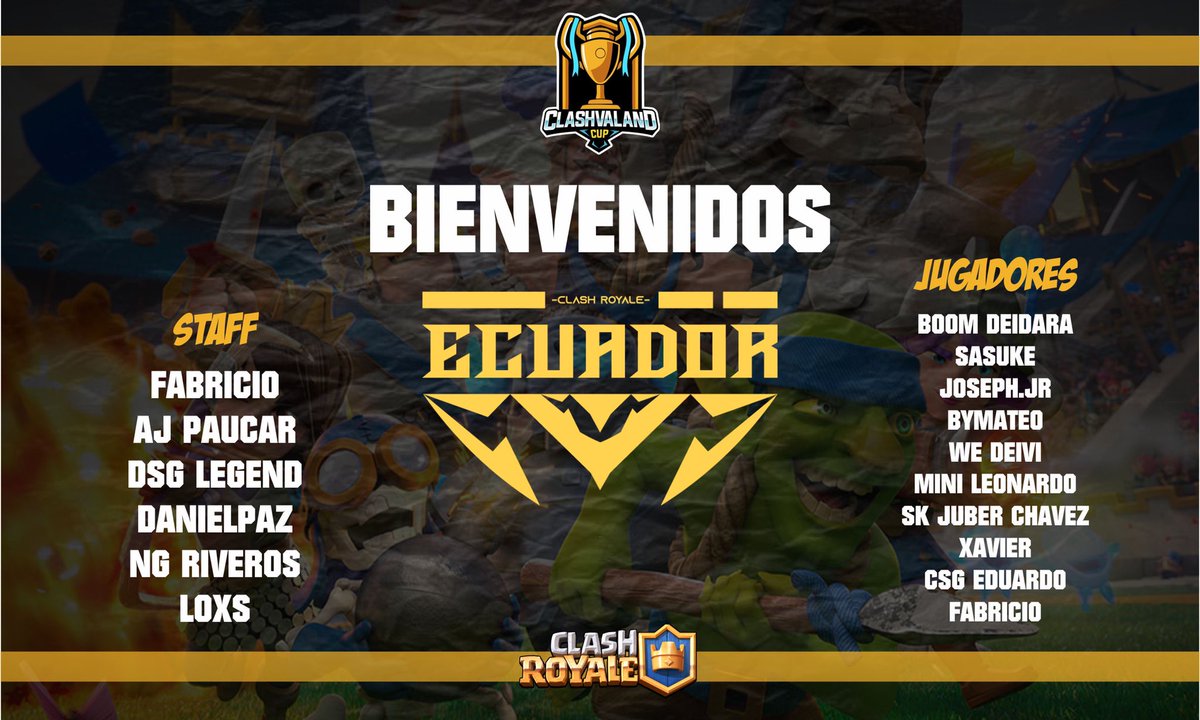 Presentamos a la selección de <a href="/EcuadorCR_/">Selección de Ecuador CR</a> quien nos acompañará en esta edición!

Les deseamos mucha suerte!🍀