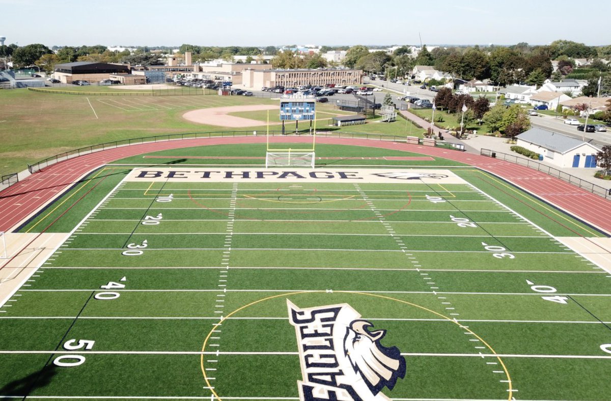 TheLandTekGroup's tweet photo. Check out the new surface at Bethpage High School @GoldenEaglesBHS ๐
Learn More: https://t.co/VvWkJEXJeI
โขโขโข
#Bethpage #NY #HighSchoolSports #SyntheticTurf #TurfField #FieldTurf #Stadium #Sports #Football #Baseball #Soccer #Turf #AthleticField #Construction #LandTek https://t.co/SwH1ueeXJb