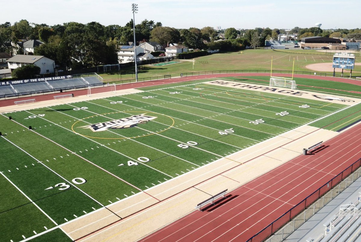 TheLandTekGroup's tweet photo. Check out the new surface at Bethpage High School @GoldenEaglesBHS ๐
Learn More: https://t.co/VvWkJEXJeI
โขโขโข
#Bethpage #NY #HighSchoolSports #SyntheticTurf #TurfField #FieldTurf #Stadium #Sports #Football #Baseball #Soccer #Turf #AthleticField #Construction #LandTek https://t.co/SwH1ueeXJb