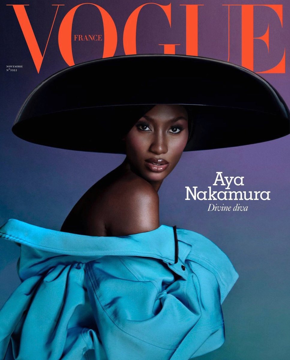 CoutureIsBeyond's tweet photo. Aya Nakamura by Carlijn Jacobs, Vogue France, November 2021. https://t.co/JOxZxd0czS