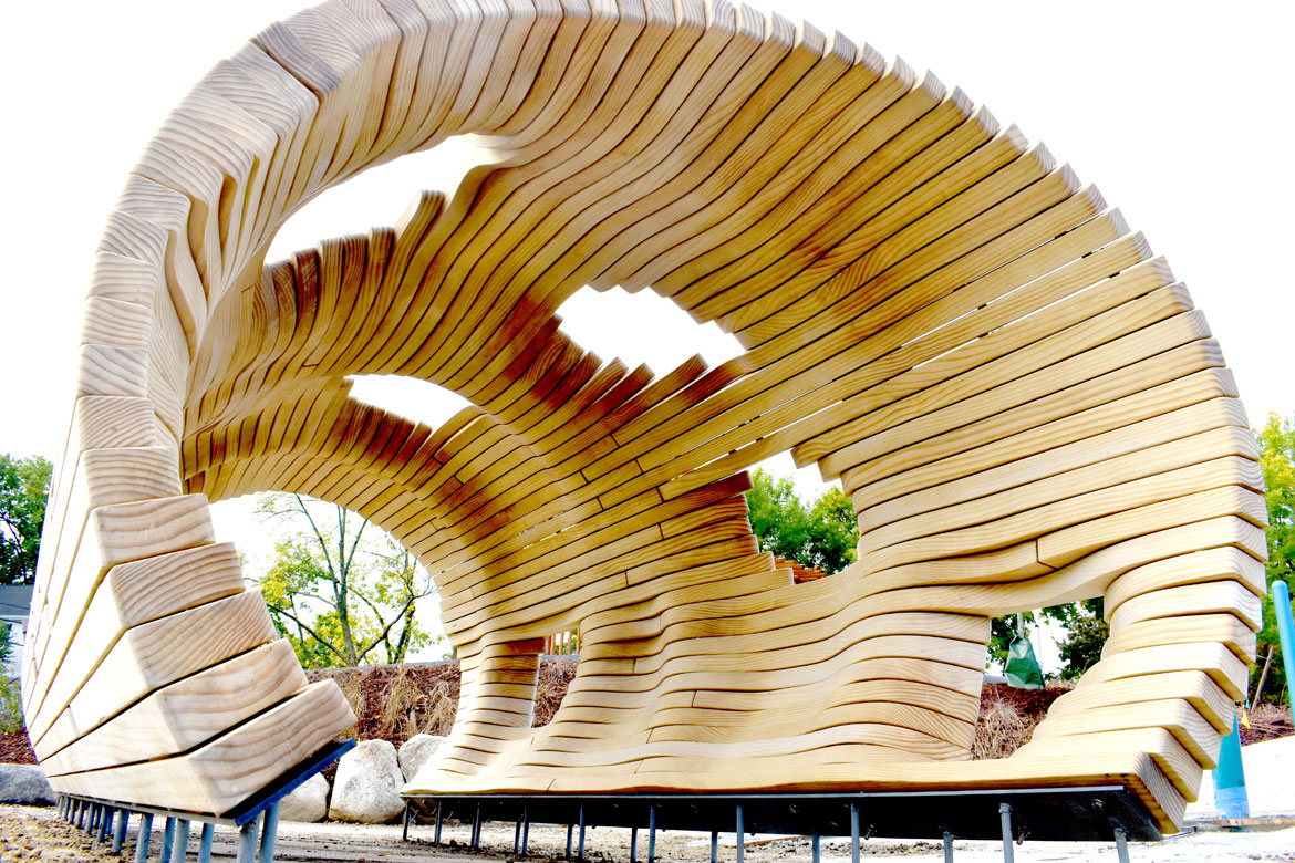 CambridgeArts's tweet photo. We can't wait to play at the Universal Design Playground, expected to open soon at #CambridgeMA's Danehy Park. @CambridgeArts has been overseeing construction of “Pipe Dreams,” a play tunnel designed by students from #CambMA's NuVu Studio (pictured) https://t.co/1UG12aXoSQ