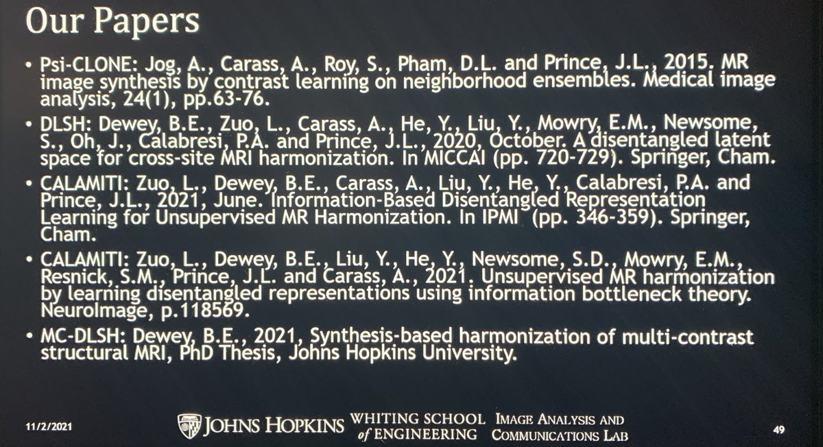AVenkatesanMD's tweet photo. Thank you to Dr. Jerry Prince from  @JohnsHopkins for his excellent talk on MRI harmonization at the @GCC_TI Translational Imaging Conference on Future Trends in Quantitative and Theranostic Imaging. #TranslationalImaging #RadTwitter #TI21 https://t.co/Sl2sC0zarQ