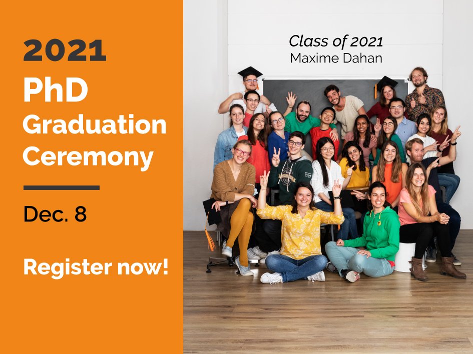 CurieAdic's tweet photo. The Training Unit is happy to invite you to the 12th edition of the PhD Graduation Ceremony on Wednesday, December 8th 2021 @ 5pm - Amphi Burg

@institut_curie https://t.co/JrusixNcww