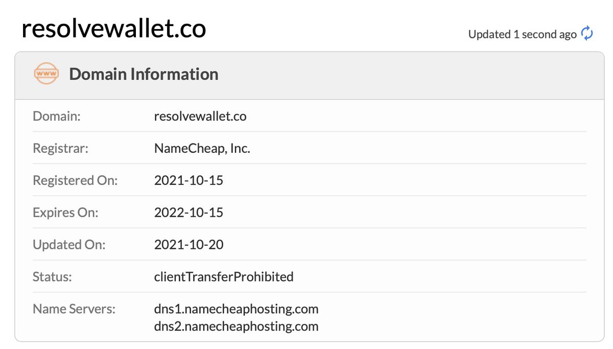 Seed stealer:
resolvewallet[.]co

<a href="/Namecheap/">Namecheap.com</a> please take it down

<a href="/dubstard/">Mich</a>