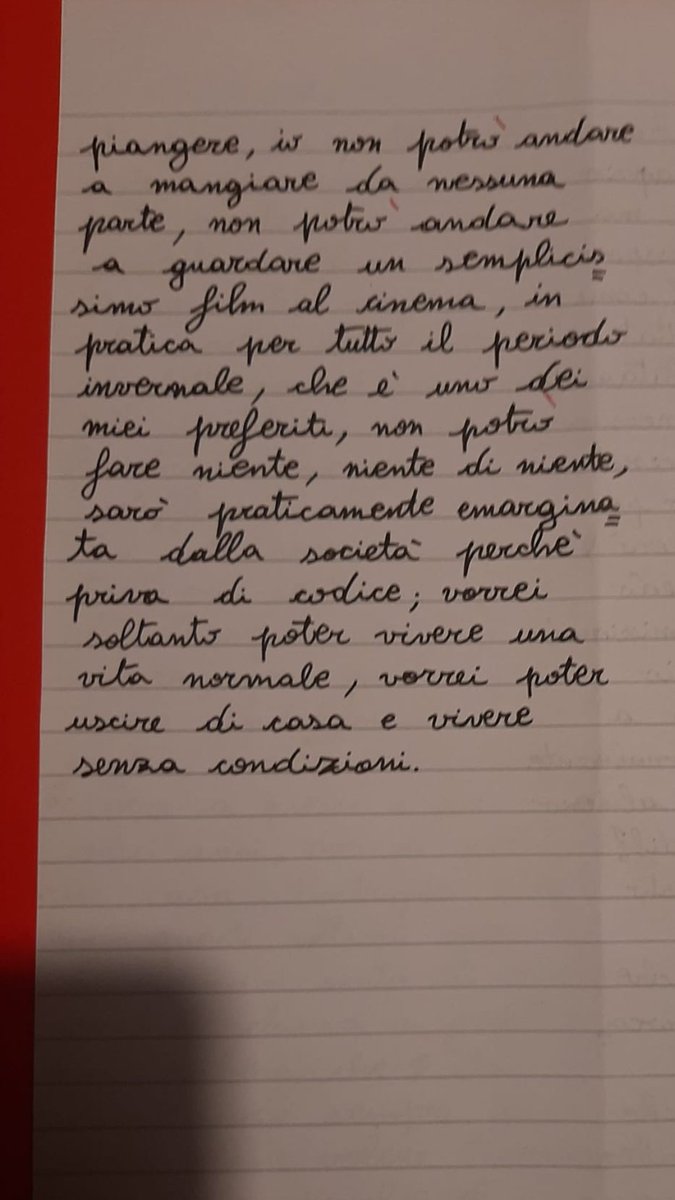 lordfed3's tweet image. Leggete questo tema: l'autrice è una giovane studentessa di una scuola media di #Trieste.

Ogni singola parola è una coltellata nel cuore di chi può ancora definirsi un essere umano.