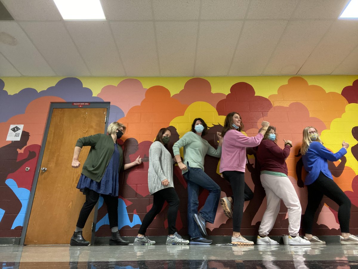 houstonhighGMSD's tweet photo. Our faculty kicked off District Learning Day with a team-building scavenger hunt. Can you identify all the places our faculty explored? #gmsdconnection #teachgmsd #houstonishome @gmsdk12 @GMSDHR https://t.co/c9eivwwVmc