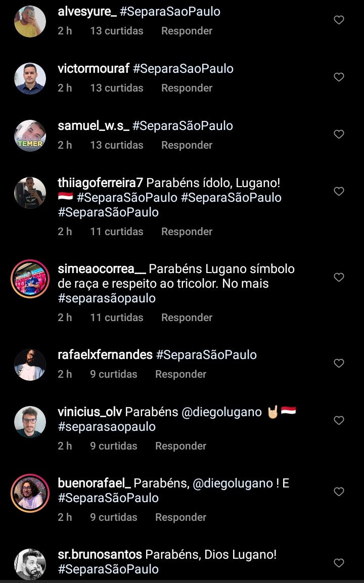 somosaopaulinos's tweet photo. Julio Casares fez uma postagem em seu Instagram a torcida do São Paulo lotou os comentários com #SeparaSãoPaulo 👇 https://t.co/SDldFKZUD2