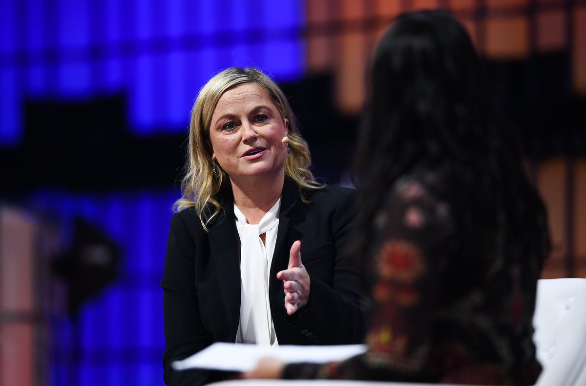 WebSummit's tweet image. “If given the right time and place for young females to grow, they can become the best version of themselves.”

Amy Poehler on how @smrtgrls was established, and the importance of empowering the next generation of women leaders 👏