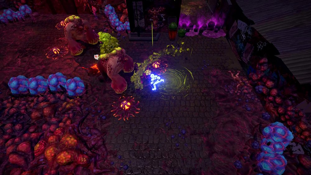 E404gs's tweet photo. It's #PitchYaGame! Check our games: 

#ProjectTartarus, a 4 player co-op roguelike. Fight to survive inside a massive ancient creature. 

@ObeyMeGame, a 3D brawler set in a war between heaven and hell. Coming soon to #NintendoSwitch! PS4 physical copies at @REDARTGAMES

#indiedev https://t.co/97reJ5PQwp