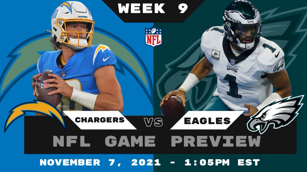 BrysonKeepGoing's tweet photo. Philadelphia Eagles vs Los Angeles Chargers | Week 9 NFL Game Preview https://t.co/iI7pbulwEI https://t.co/fklKnzJaVQ