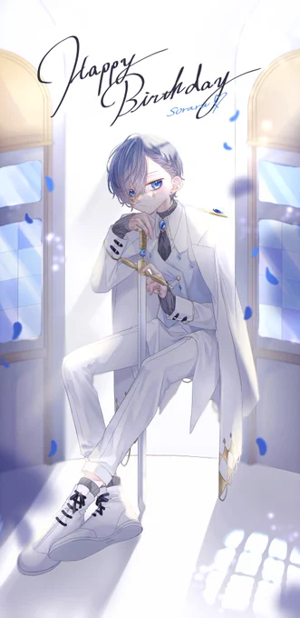 ☆。*··°Happy Birthday°··*。☆

#そらる生誕祭2021
#そらるの絵 