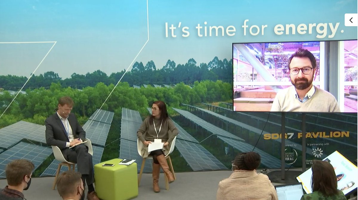 Glad to have participated in the #COP26 event "Goodbye to dirty diesel: #decarbonizing energy infrastructures in <a href="/UN/">United Nations</a>"   | A structural change is required in funding mechanisms to decarbonize and mobilize the interest of private sector | <a href="/UN_Energy/">UN-Energy</a> <a href="/SEforALLorg/">Sustainable Energy for All</a>