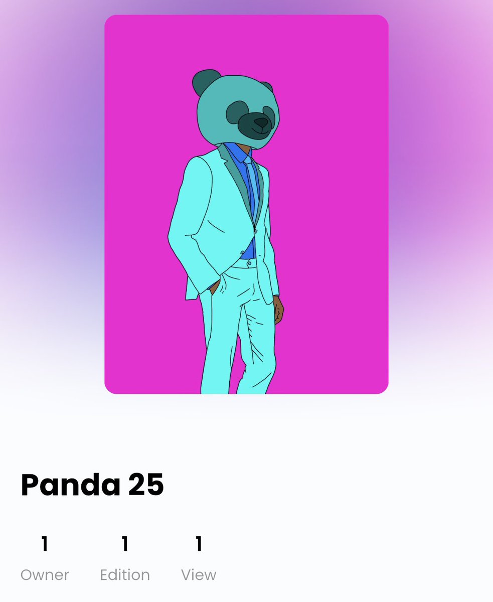 weirdheadznft's tweet photo. Panda 25
Available on @opensea 
1/1 unique 
Individually hand created
Rare 

#nft #nfts #nftart #collection #nftcommunity #nftcollector #rarenfts #nftcollectibles #crypto #xrp #bitcoin #ethereum #cryptocurrency #crypto https://t.co/rY3dwQ0okx