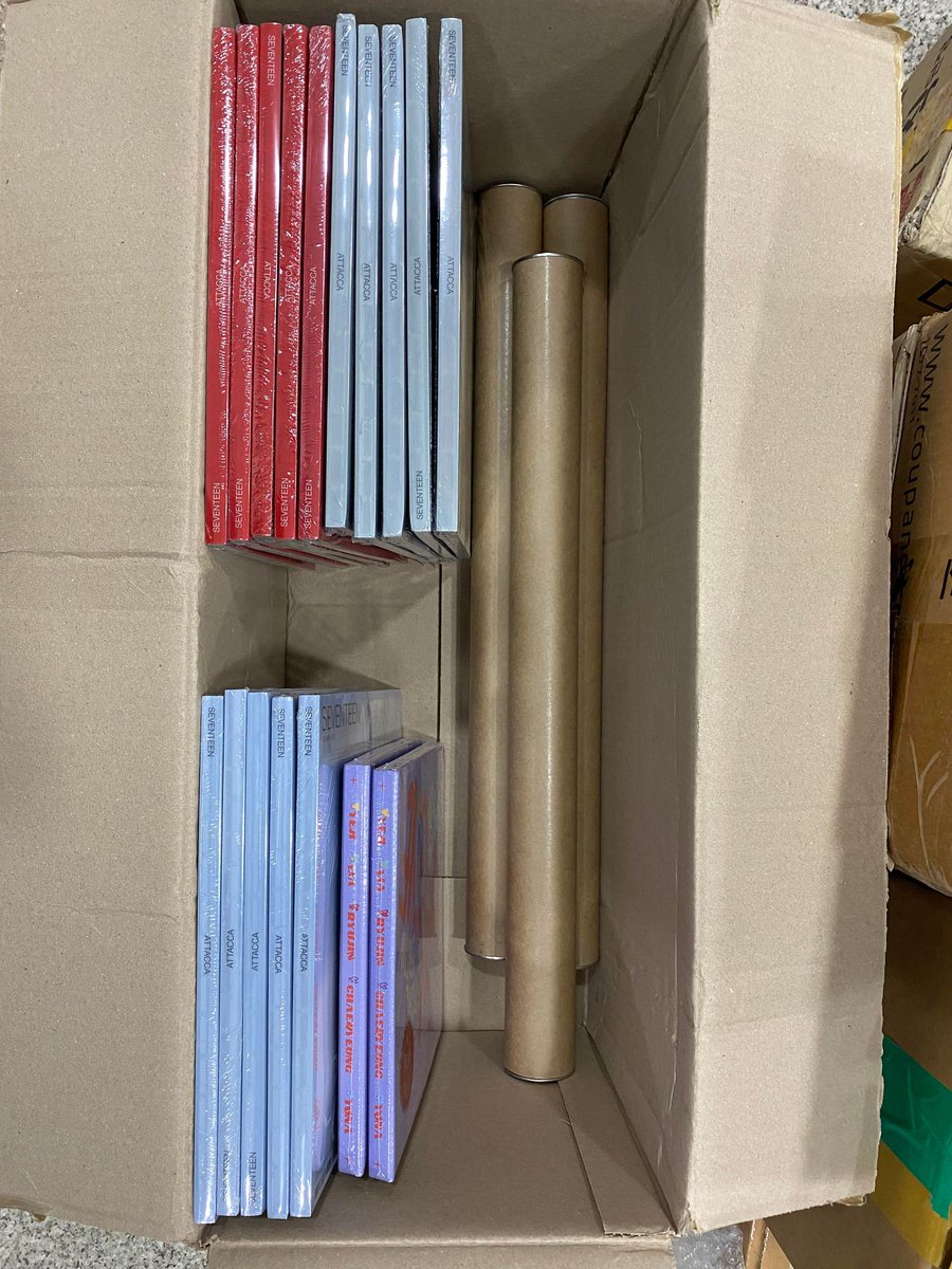 YPMUpdates's tweet image. #YeppiMart_Updates

Arrival pictures at our Korean Address - SVT Attacca Ktown4u + Itzy CIL Special Album + CNBLUE Wanted