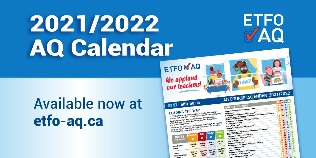 Please check with your Board to inquire about what subsidies might be available to you for Mathematics AQ Courses, Teaching Students with Communication Needs (ASD) &amp; Additional Qualification courses related to First Nations, Métis and Inuit knowledge. <a href="/ETFOeducators/">Elementary Educators</a> #onted