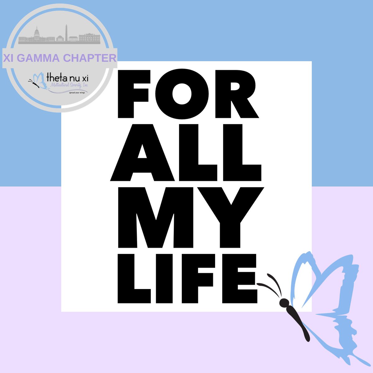 TNX_XiGamma's tweet photo. Some years we’re a big chapter, some years we’re a leaner chapter, but ONE thing never changes: Xi Gamma is here for every Butterfly whatever stage you’re at! Happy Anniversary Xi Gamma! #FAML 💜💙 If you’ve been a member of XG, RT with the year(s) you were active in our chapter! https://t.co/FhSfYW3Rfq