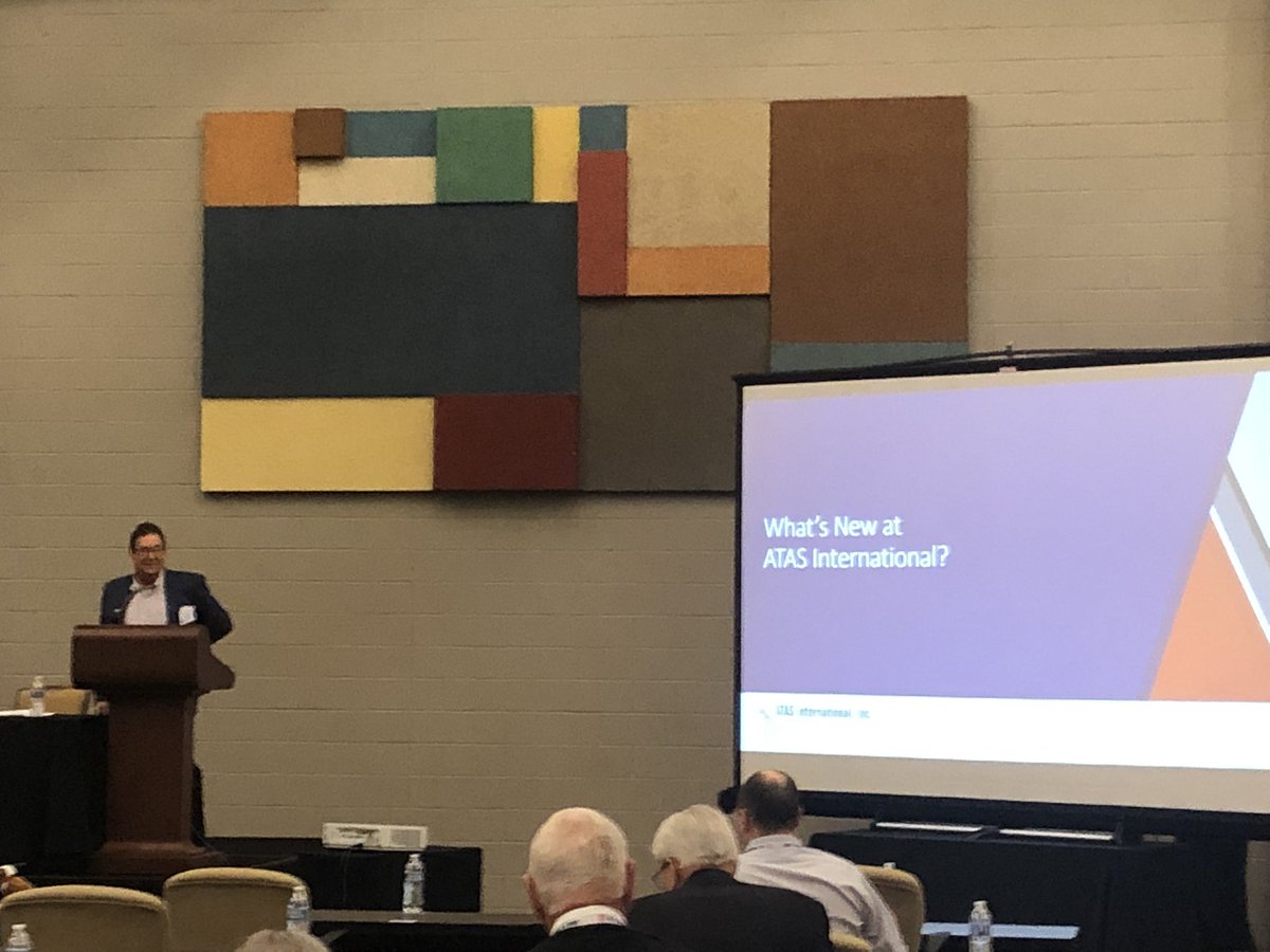 leeannslattery's tweet image. David Weidl of @ATAS_Intl_Inc presents to @SCIPspecs meeting attendees in Dallas.