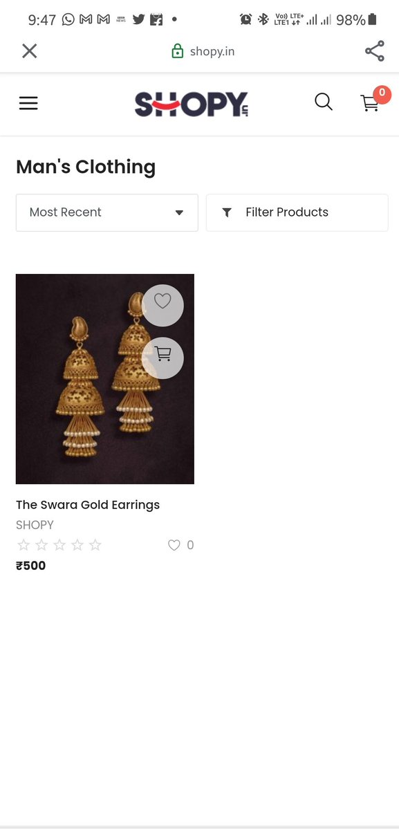 BMinku's tweet photo. One of ad on national TV got my attention and I visited there web page and result is ...
@shopy #ecommerce #ecommercewebsite #onlineshopping #shopping https://t.co/RulEEzF9Yo