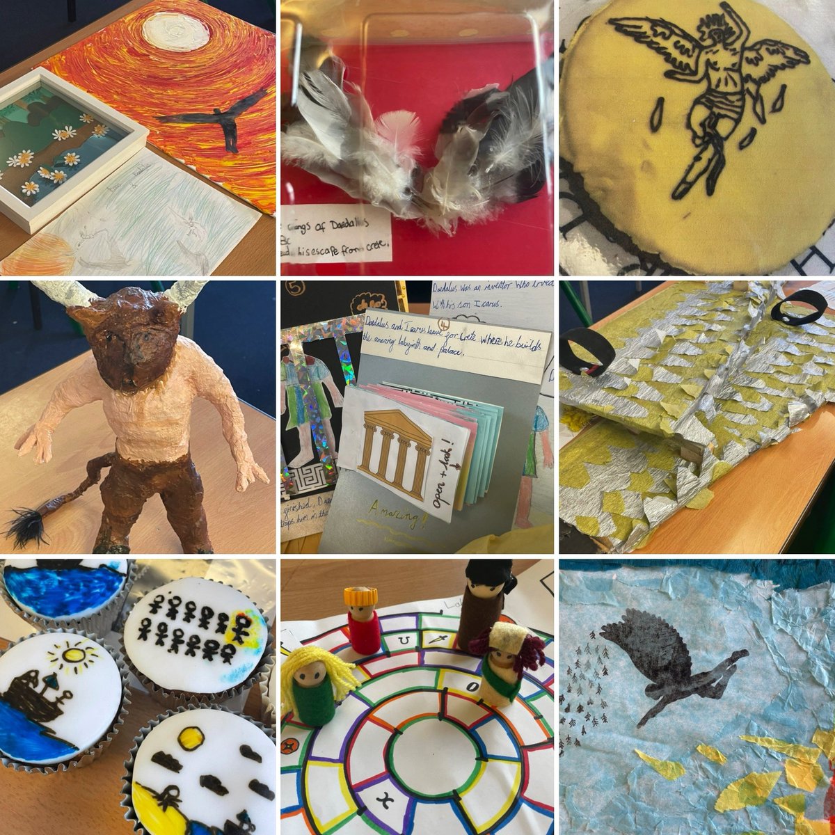 CampdenEnglish's tweet photo. Absolutely awestruck by the effort our Y7 students have put in to their entries for the Ovid competition- now the tricky decision to shortlist! @Bristol_CLAH @classicsforall https://t.co/OpUMqwQmkf