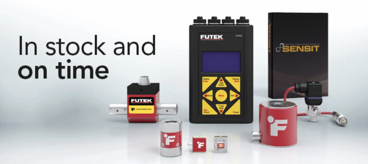 FUTEK's tweet image. We got you. Really. Since March 2020, our supply chain has been running like clockwork, without shortages and delays. Explore all the products that we have ready to ship in our store. futek.com/store