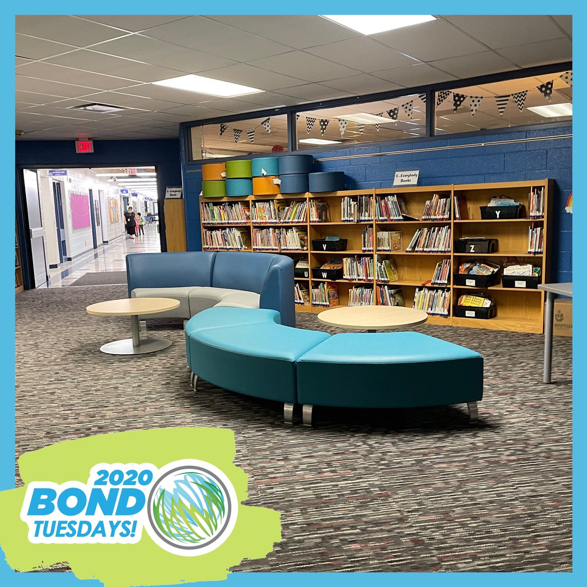 PCCS_Official's tweet photo. Thanks to the #2020Bond, Hulsing Elementary has received beautiful new furniture in its new-and-improved Media Center!
#ThanksPCCSCommunity #2020Bond #PCCSCreatingtheFuture
#LearnPrepareThrive https://t.co/jVCvCnXtxE