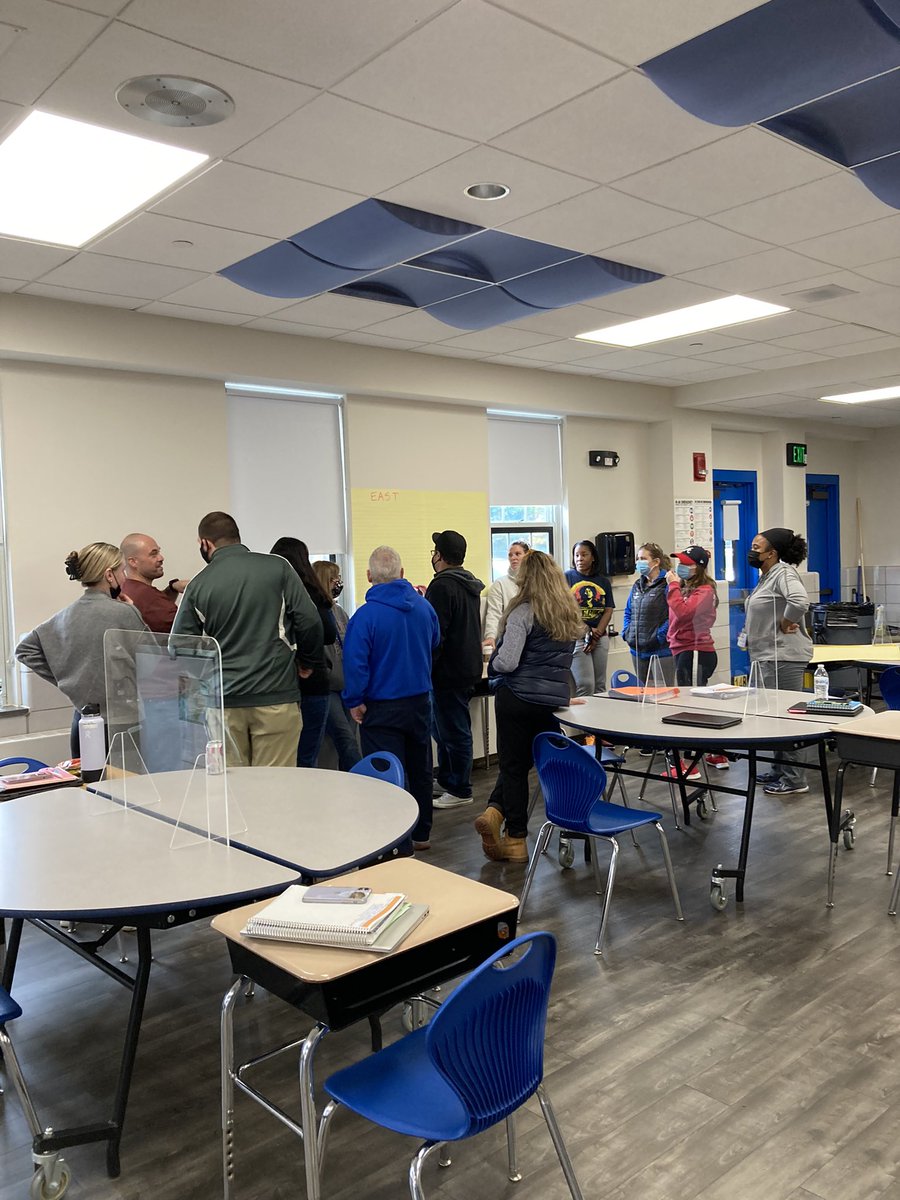 Tracey staff are participating in a “Compass Points” protocol to see how we work as individuals and can improve our work as a team! <a href="/NorwalkPS/">NorwalkPublicSchools</a> #LeaveYourPRINT #learningtogether #teamwork #TeamTracey