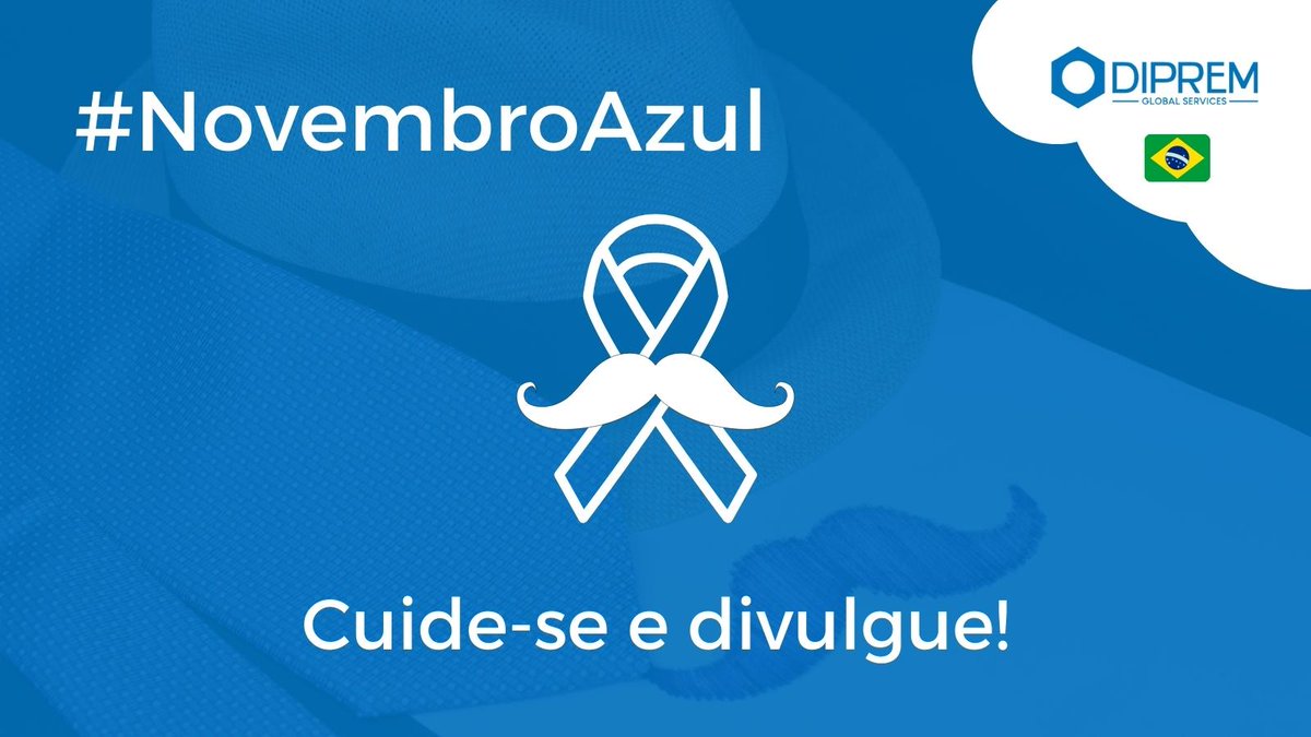 DIPREMSA's tweet photo. 🇧🇷 | O #NovembroAzul é o mês de conscientização sobre o câncer de próstata e os cuidados da saúde do Homem. 

Consulte um urologista, faça os exames preventivos e CUIDE-SE! Porque cuidar da saúde também é coisa de homem! 

#DIPREMBrasil #RSE #Prevenção #CâncerDePróstata #br https://t.co/go7nIvCSKp