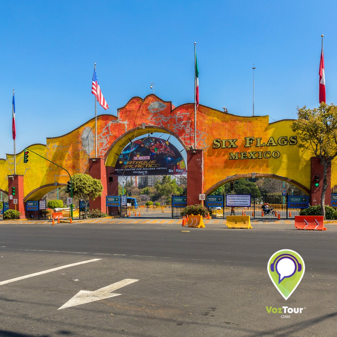 VozTourCDMX's tweet photo. Una semana por #Tlalpan
@SixFlagsMexico
Fue inaugurado en el año 2000. Es el parque temático más visitado de Latinoamérica con millones de visitantes al año que disfrutan de su gran cantidad de juegos extremos

No solo visites…#ViveCDMX con #VozTour https://t.co/AHxmYNWgwT
