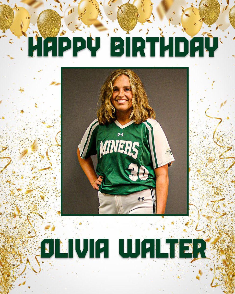 Miners_SB's tweet photo. RT to help us wish Olivia Walter a Happy Birthday! 🎊🎂

#MinerPride https://t.co/i3rjjTuWKn