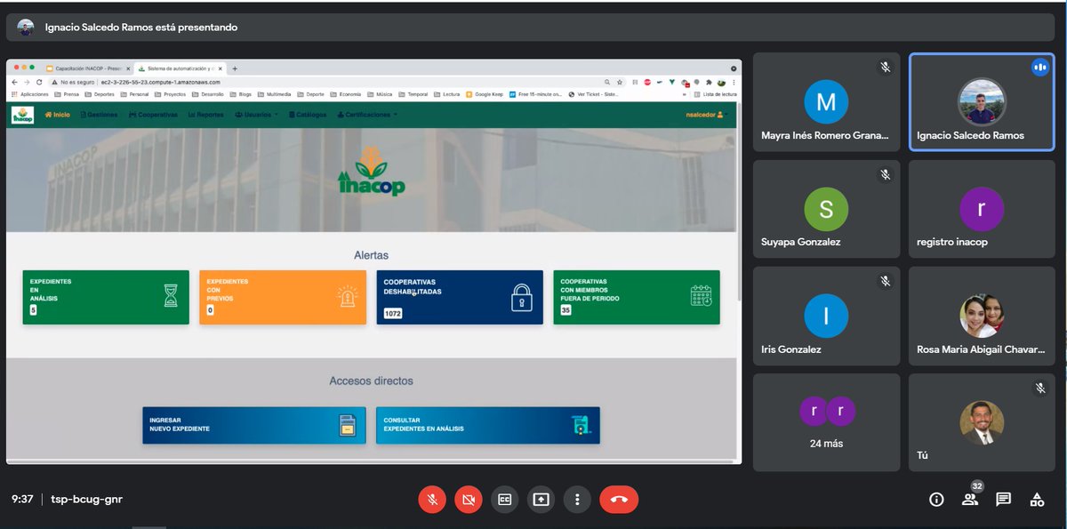 compemipyme's tweet photo. Capacitación virtual "Uso de la Herramienta Informática para la Inscripción y Certificación de Cooperativas". Los técnicos del INACOP agilizarán considerablemente los distintos trámites que se hacen en la actualidad y permitirá ahorrar tiempo, traslados y costos de insumos. https://t.co/aCnz2OO2AX