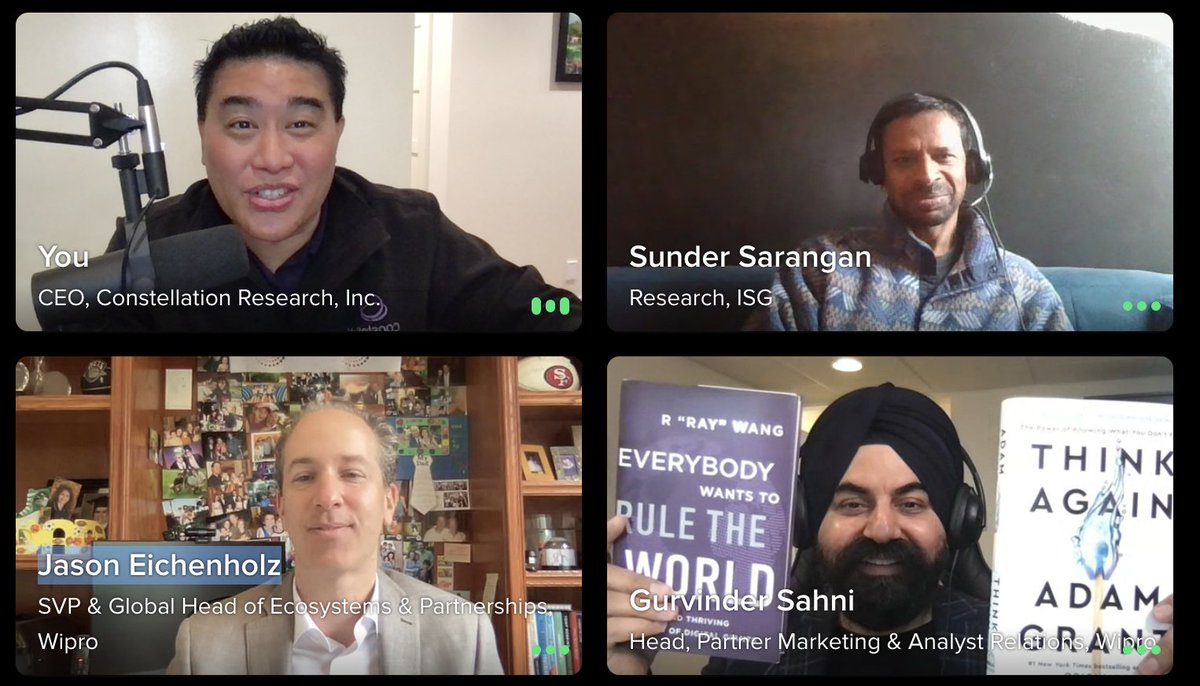 MyPOV: Catching up with <a href="/gssahni/">Gurvinder Singh Sahni</a> <a href="/JasonEichenholz/">Jason Eichenholz</a> @sunderks  #wiproanalystday
