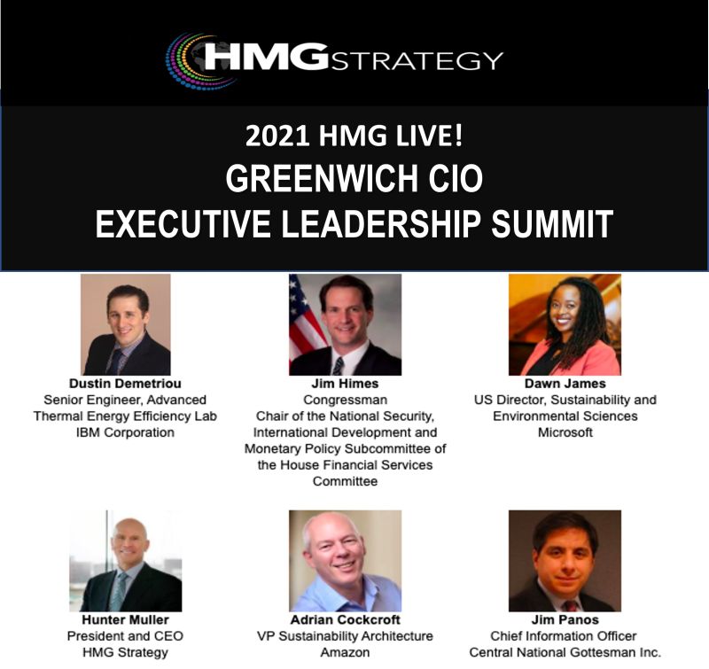 SIMNYMetro's tweet photo. Join us at the HMG Strategy Greenwich CIO Executive Leadership Summit: "THE CARBON NEUTRAL CIO: IS ENVIRONMENTAL SUSTAINABILITY PART OF YOUR BUSINESS AND TECHNOLOGY STRATEGY?"

Thursday, November 11, 10:00AM - 12:30PM ET (Virtual Event)

Register: https://t.co/hTLrzt5BYh https://t.co/kZP3EAQEDD