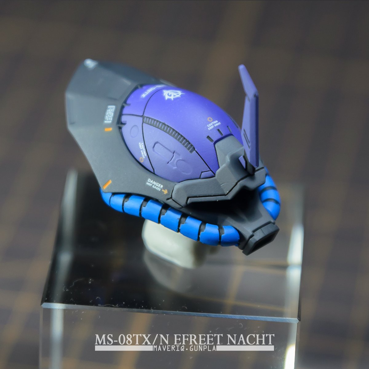 MaveriqGunpla's tweet photo. RE100 Efreet Nacht GK
Painting work. Finished the head.
#gundam #mobilesuit
#gunpla #resinkit
#ms08txn #efreetnacht
#neozeon #zeonremnant
#gunplaphotography #gundamphotography https://t.co/EPIWaQXhOX