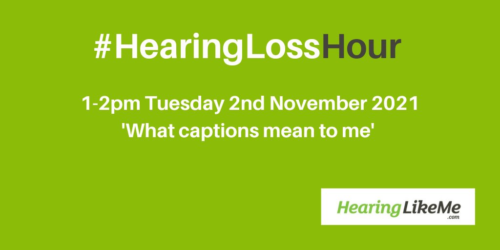 HearingLosshour's tweet photo. Coming up at 1pm today, a live chat about #captions #subtitles #accessibility and #inclusion...
...and bloopers. Have your best #CaptionFail images at the ready!
#HearingLossHour https://t.co/wJOUzn96u0