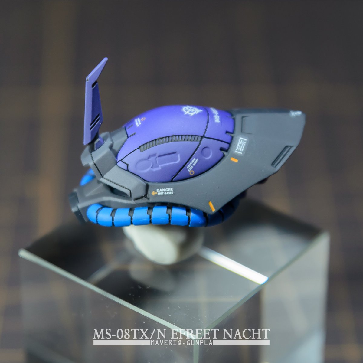 MaveriqGunpla's tweet photo. RE100 Efreet Nacht GK
Painting work. Finished the head.
#gundam #mobilesuit
#gunpla #resinkit
#ms08txn #efreetnacht
#neozeon #zeonremnant
#gunplaphotography #gundamphotography https://t.co/EPIWaQXhOX