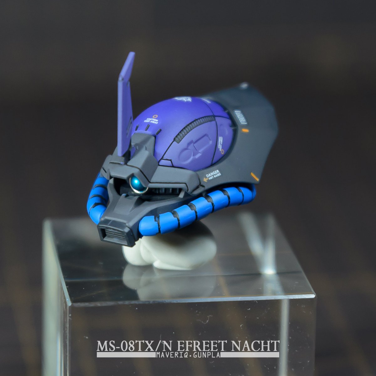 MaveriqGunpla's tweet photo. RE100 Efreet Nacht GK
Painting work. Finished the head.
#gundam #mobilesuit
#gunpla #resinkit
#ms08txn #efreetnacht
#neozeon #zeonremnant
#gunplaphotography #gundamphotography https://t.co/EPIWaQXhOX