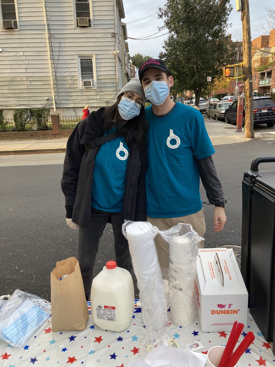 Dromm25's tweet photo. It’s Election Day! Thank you @MigrantKitchen for serving free meals in Elmhurst today. Don’t forget to cast your vote! #feedthepollsnyc https://t.co/XA6ymv95nZ