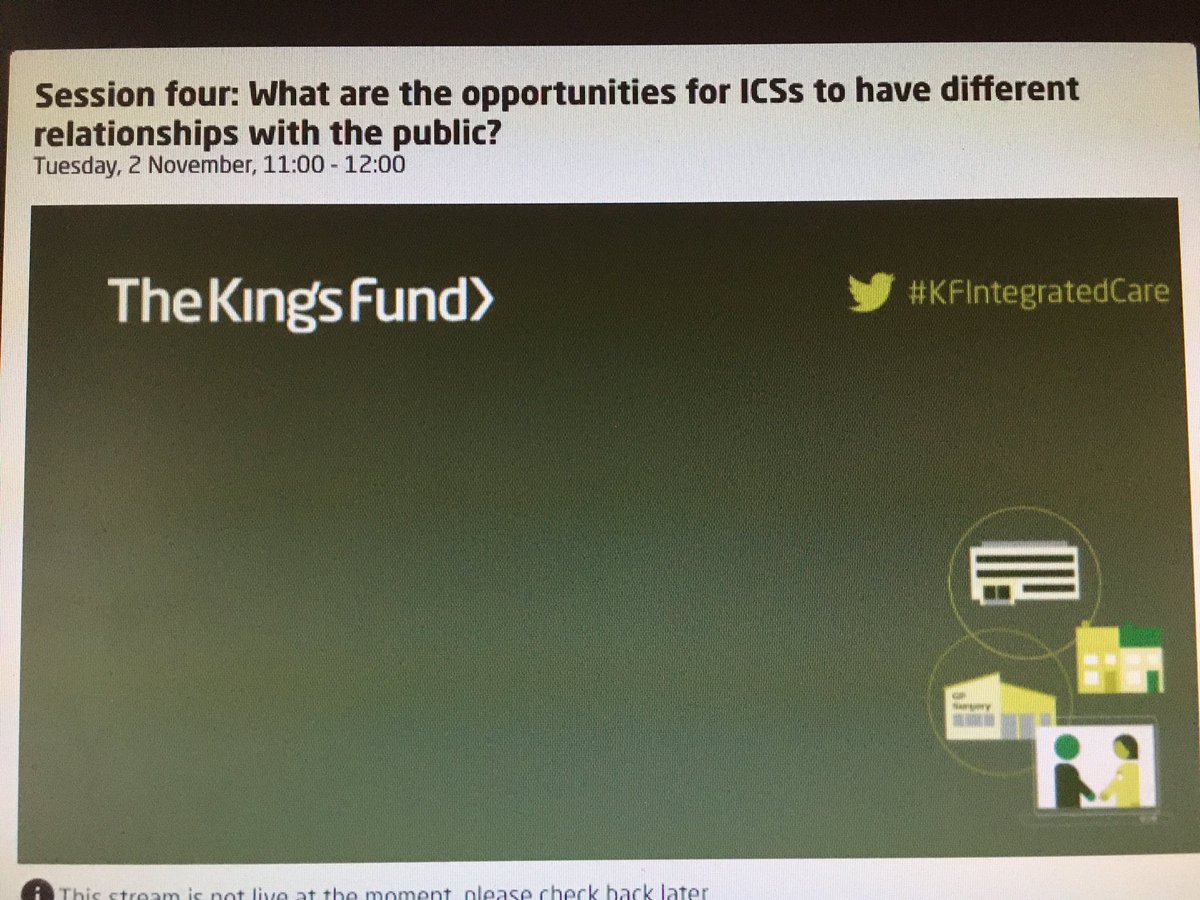 Junderment's tweet photo. Great to be on a panel today talking about the opportunity for integrated care to tackle inequality: the answer? We wish it was easy, but let’s start by investing in listening #kfintegratedcare #onegloucestershire https://t.co/49WLlnBqyd