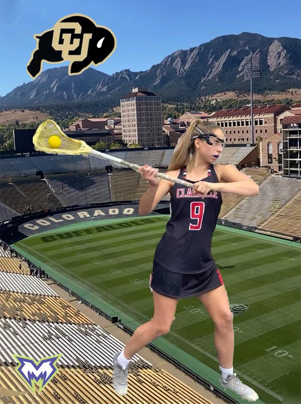 MONSTER PROUD: Natalie Myslinski  (2023 Clarence HS ) has committed to study and play her collegiate lacrosse at the University of Colorado. Go Buffaloes. Congratulations Natalie !!
