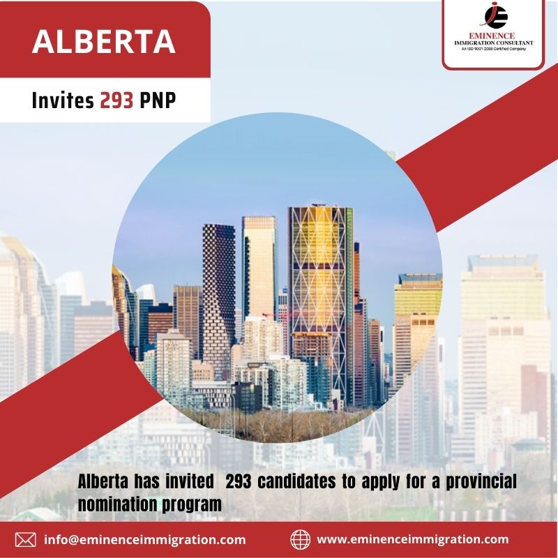 Alberta has issued 293 Invitation To Apply (ITA) to Express Entry candidates for Canada’s Permanent Residence Visa.

Call Us / WhatsApp - +91-9515141683

#CanadaPR #Canadamigration #ExpressEntry #ITA #ProvincialNominationProgram #alberta #SkilledWorker #InternationalGraduate #EIC
