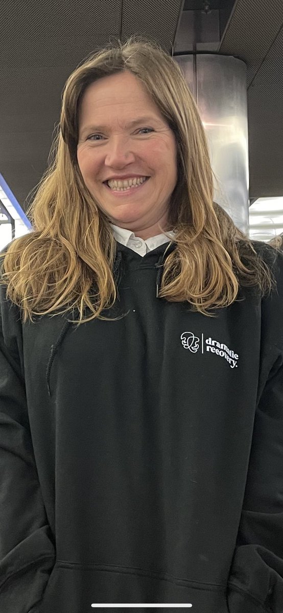 dramaticrecover's tweet photo. We’re very proud to announce our ambassador, Jessica Hynes! BAFTA award winning actress and writer! 
We’ve been communicating with Jessica for over a year now over zoom and finally got the opportunity to meet in person today!

‘Dramatic Recovery’ was actually all Jessica’s idea… https://t.co/PjvGQ5FIPE