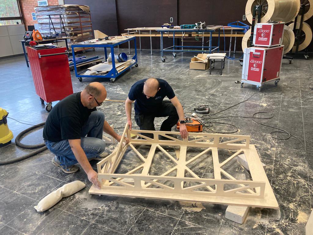 AtolAviation's tweet photo. We have started to build cockpitMockUp for the design project together with LAB students 😃 https://t.co/yc1cQAvFnU
