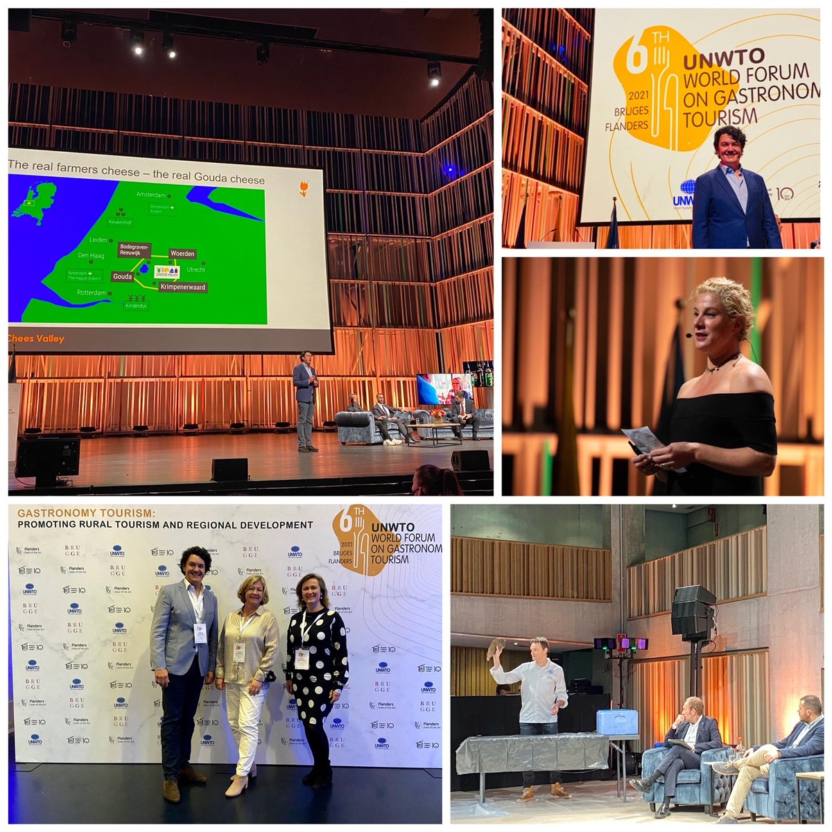 Het <a href="/UNWTO/">UN Tourism</a> World Forum on #Gastronomytourism in #Brugge staat dit jaar in het teken van culinair toerisme als aanjager voor ontwikkeling in het landelijk gebied. <a href="/NBTC/">NBTC Nederlands Bureau voor Toerisme & Congressen</a> presenteert de best practice <a href="/CheeseValley_NL/">CheeseValley</a> - <a href="/anaros40/">ana ros</a> @VisitBrugesCVB <a href="/filipdejonkman/">Filip Claeys</a> @visitflanders
