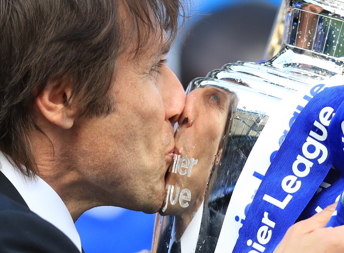 Squawka's tweet photo. Premier League win percentage:

◉ Pep Guardiola - 73%
◉ Antonio Conte - 67%
◉ Thomas Tuchel - 65%
◉ Jürgen Klopp - 63%

Who is the best manager in the league? 🤔 https://t.co/bD28FCRa5G